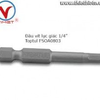 ĐẦU VÍT LỤC GIÁC 1/4" TOPTUL FSOA0803
