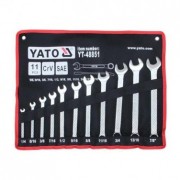 Bộ cờ lê vòng miệng hệ inch 11 chi tiết Yato YT-48851